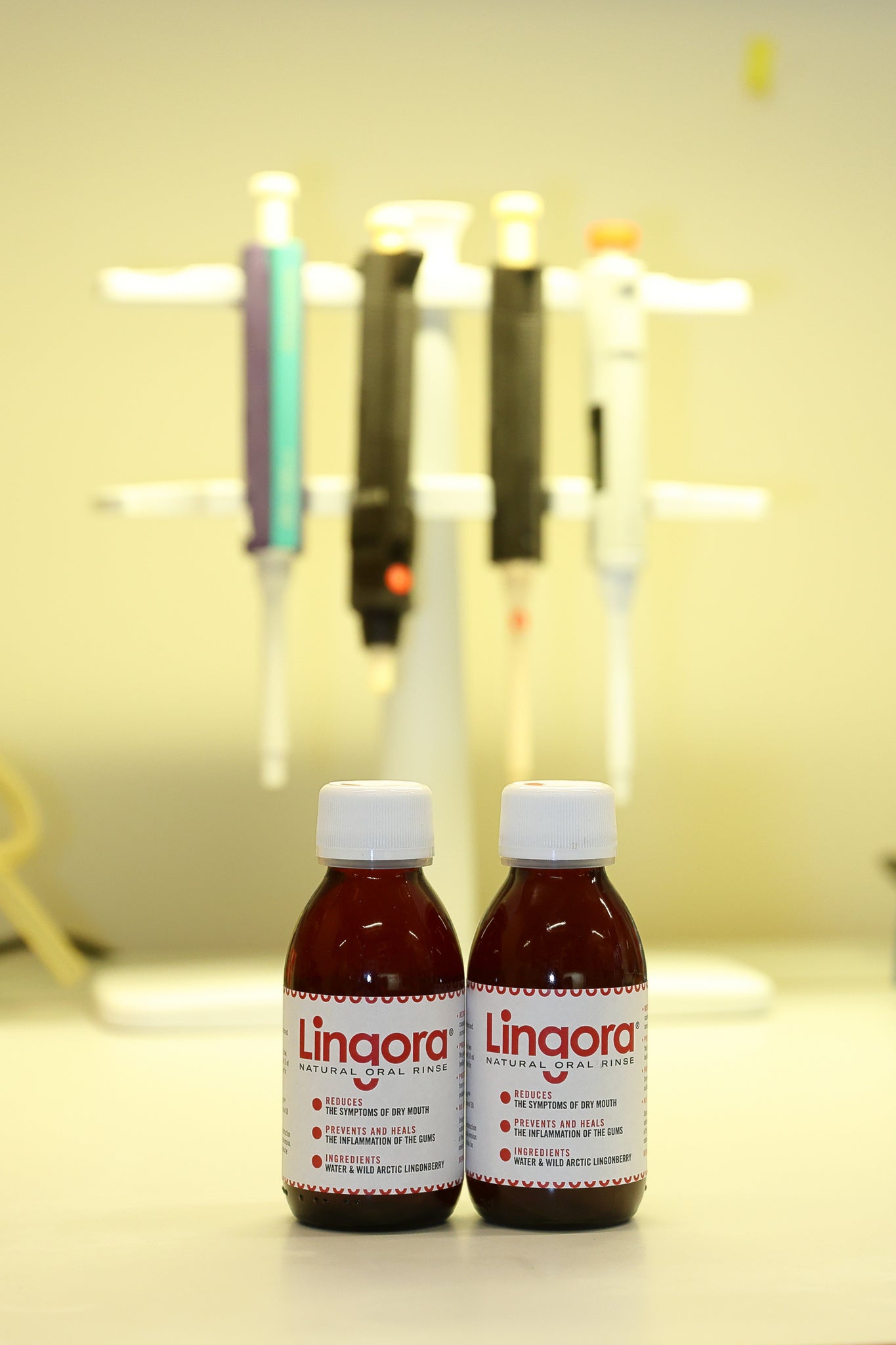 Lingora® Natural Oral Rinse - Twin pack, 2 x 120 ml, for acute oral health issues