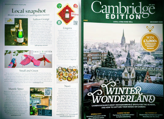 Lingora makes its debut in this month’s Cambridge Edition magazine! 🎉