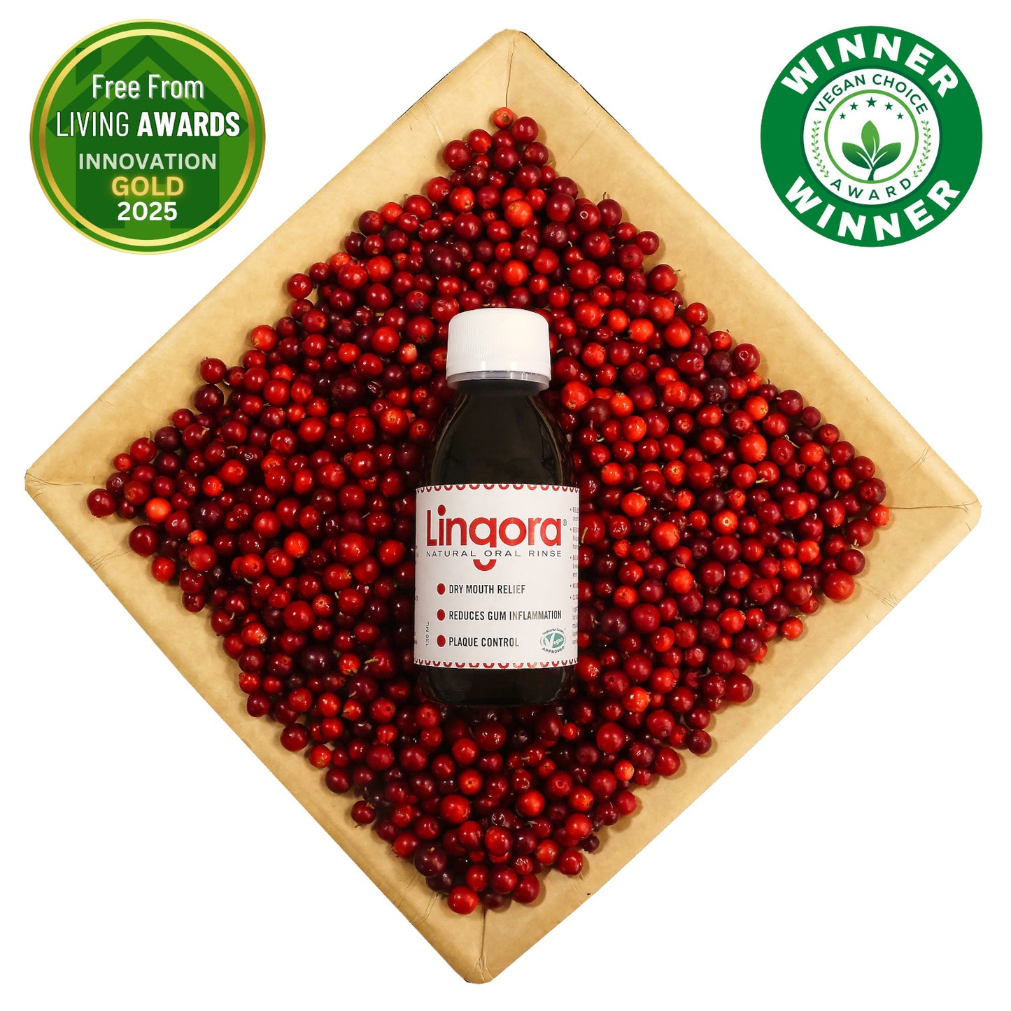 Lingora® Natural Oral Rinse, 120 ml